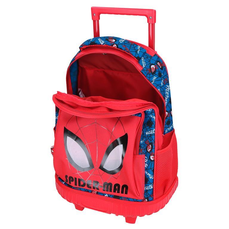 Mochila con ruedas Niño Marvel Spiderman Authentic  45 cm Rojo