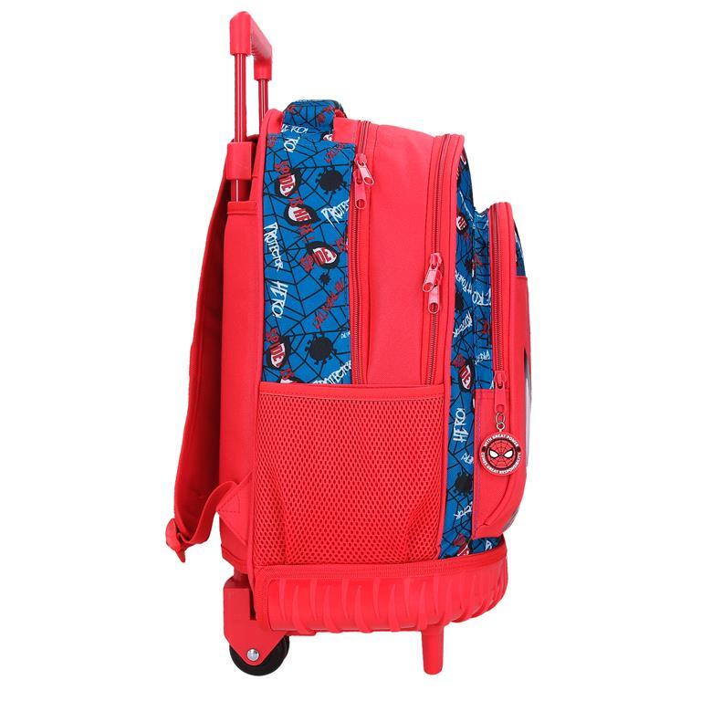 Mochila con ruedas Niño Marvel Spiderman Authentic  45 cm Rojo