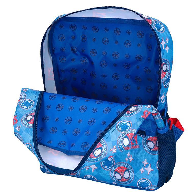 Mochila escolar Niño Marvel Spidey Power of 3  33 cm Azul