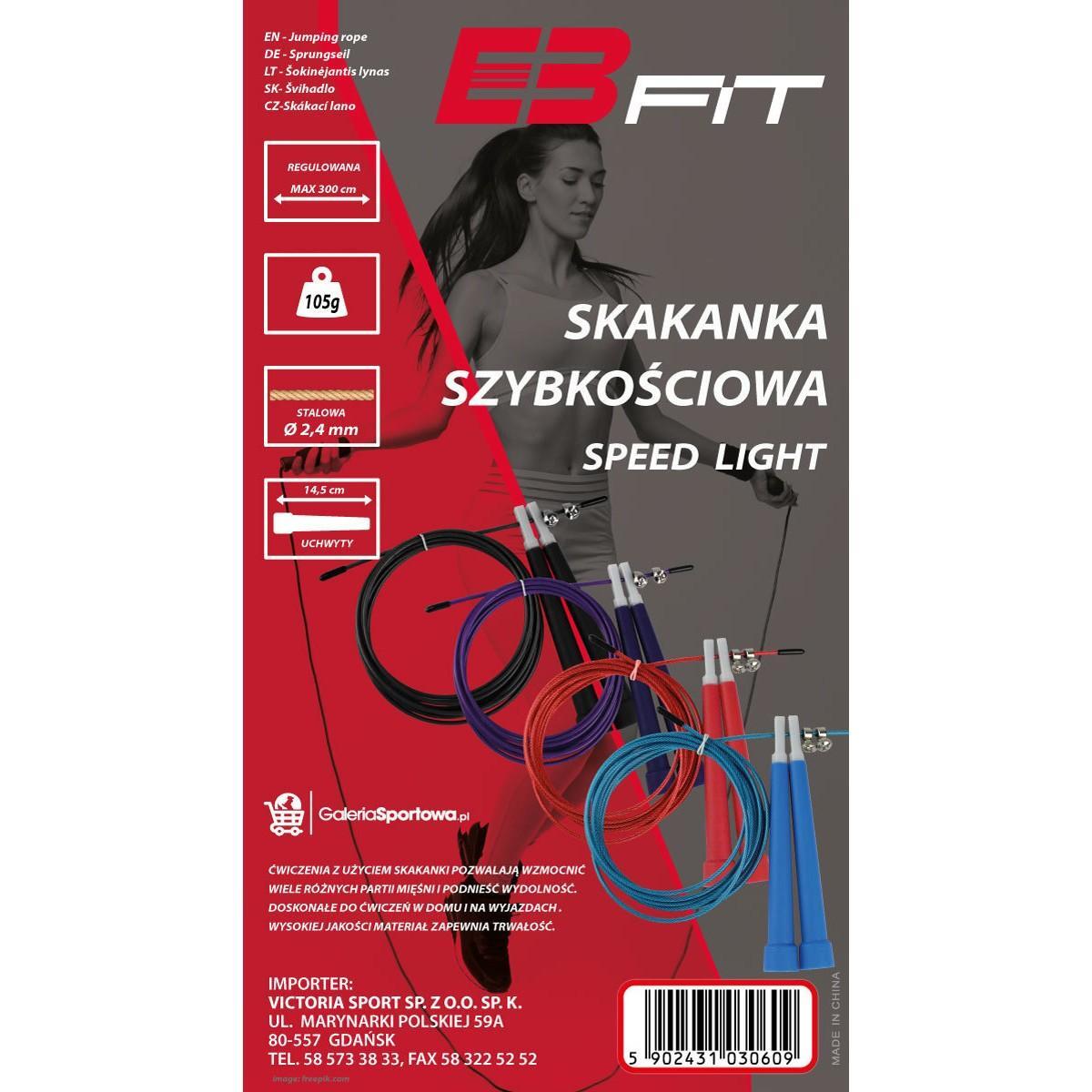 Skakanka do szybkiego skakania Enero Fit 6/7