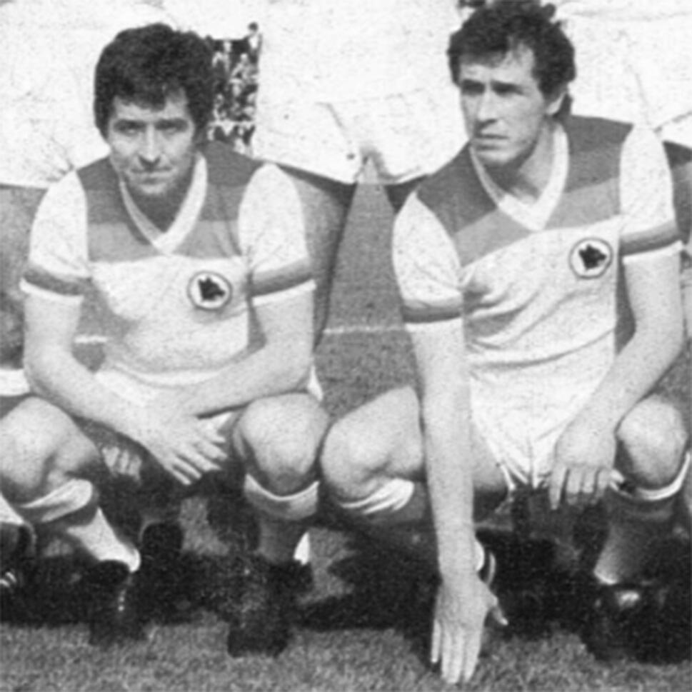 Koszulka piłkarska retro - Damska - Dorosła - Gościnna AS Roma 1978-79 - Biała