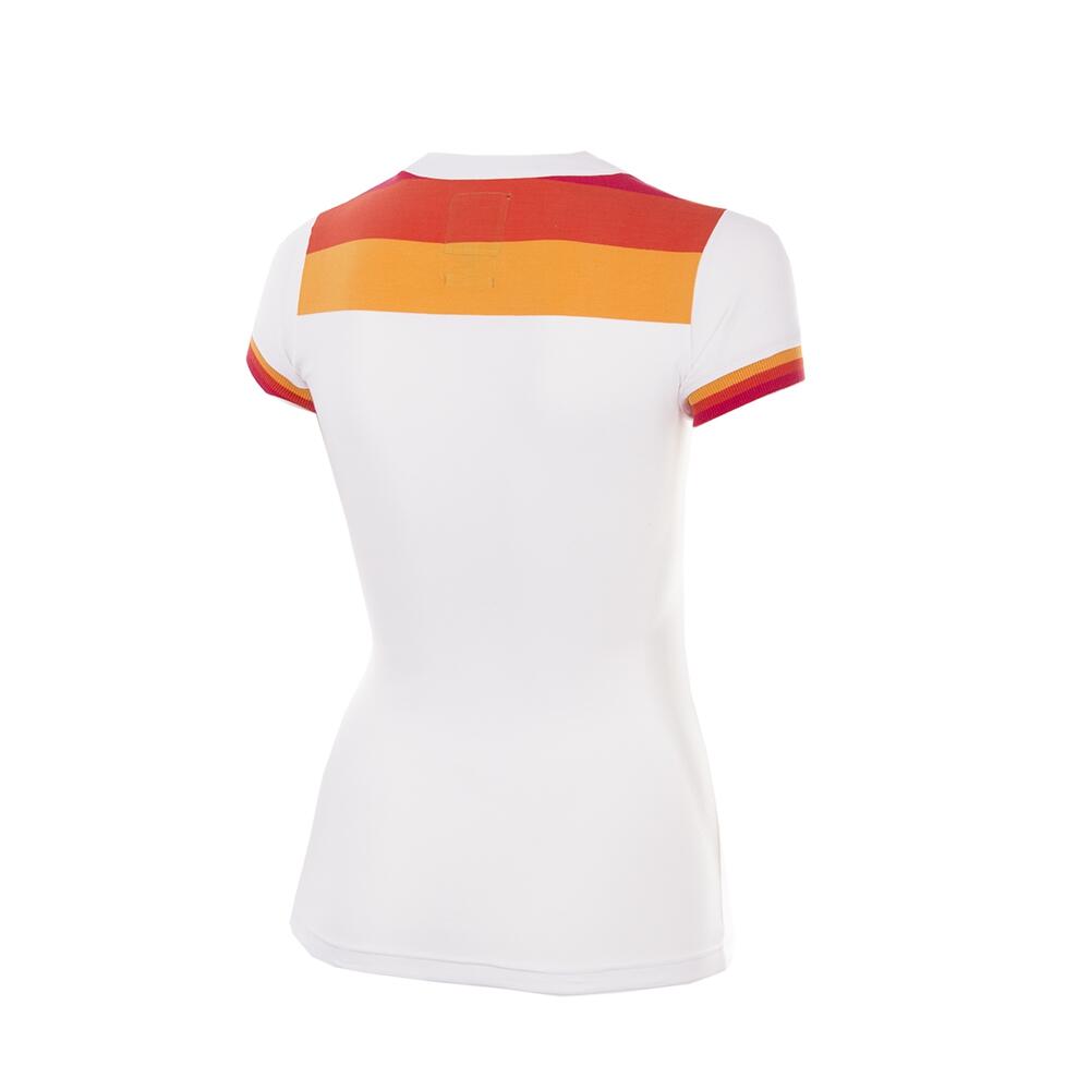 Retro Voetbalshirt - Dames - AS Roma 1978/79 - Uitshirt - Wit 3/7