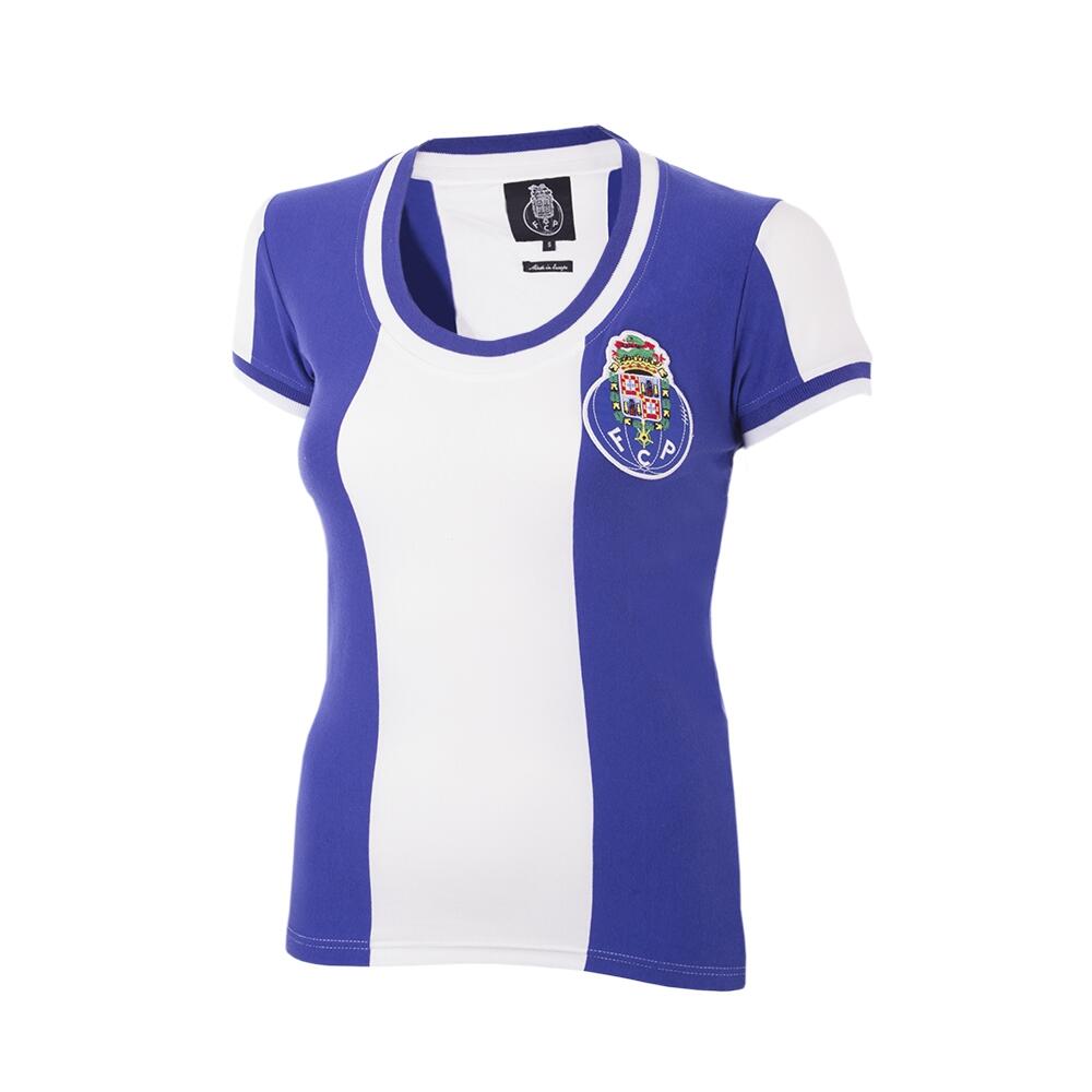 COPA FOOTBALL Retro Voetbalshirt - Dames - FC Porto 1971 - 72 - Wit - Blauw