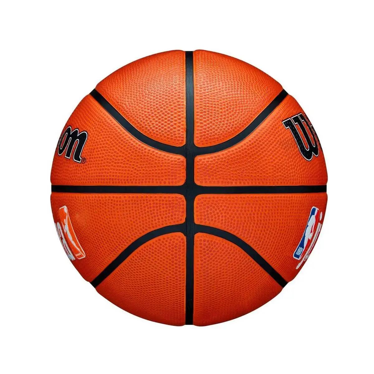 Piłka do koszykówki Kosza Outdoor Wilson NBA Jr Logo r. 7 - WZ3011801XB 4/7