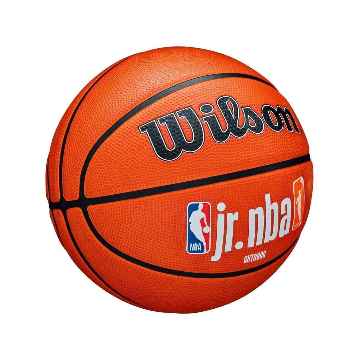Piłka do koszykówki Kosza Outdoor Wilson NBA Jr Logo r. 7 - WZ3011801XB 3/7