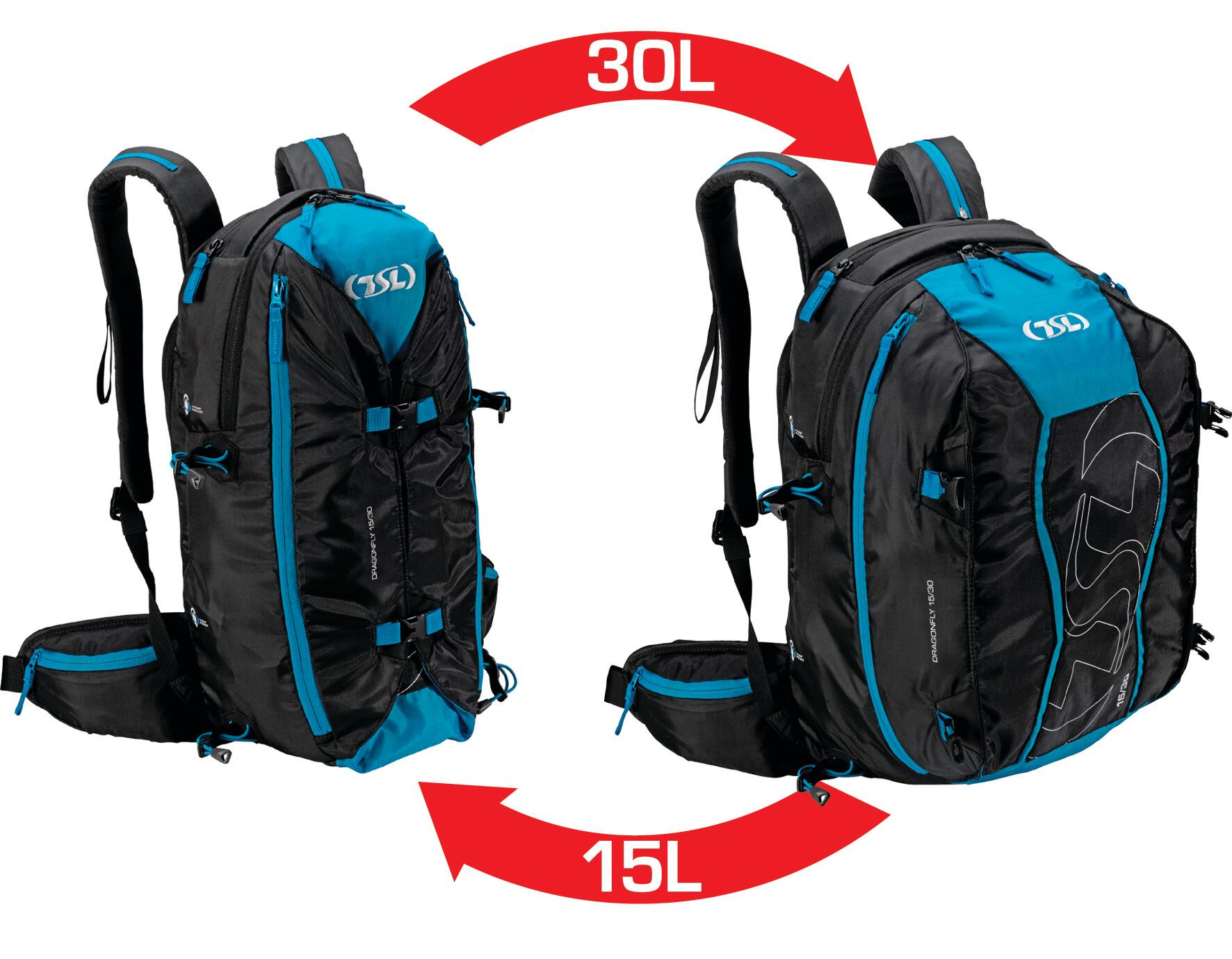 TSL Zaino regolabile TSL Dragonfly 15-30 L