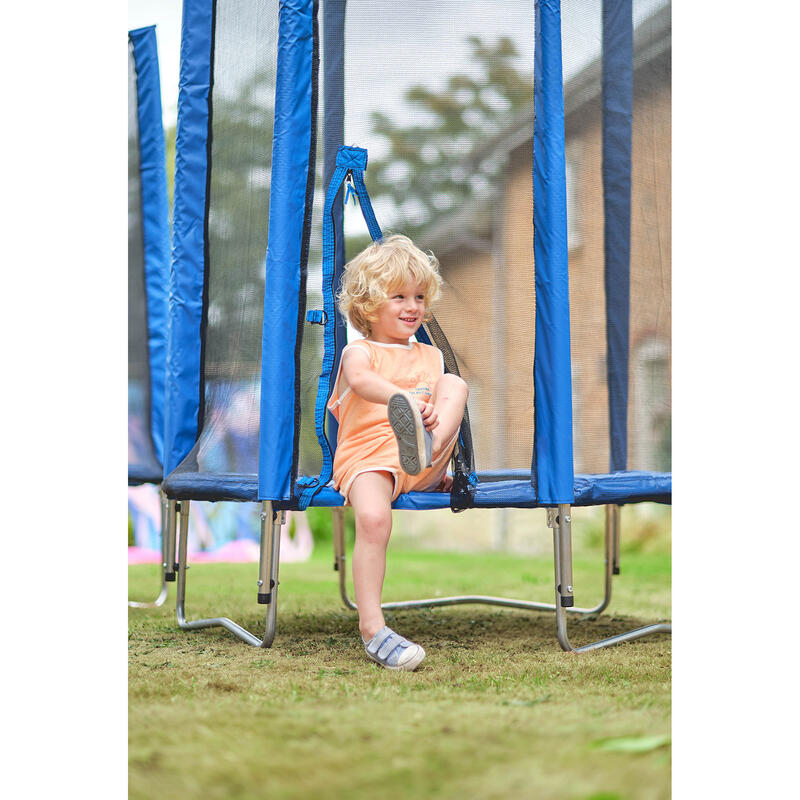 Plum Trampolino con rete di sicurezza Junior Blu