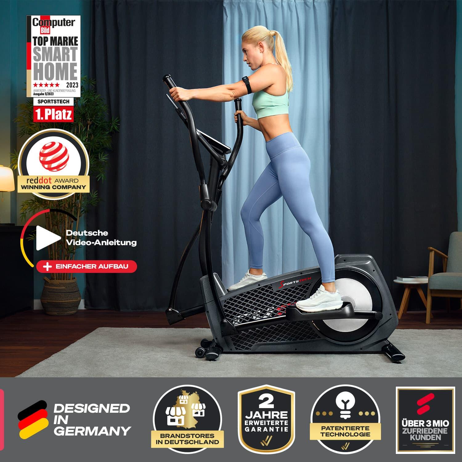 Sportstech Crosstrainer CX2 | Selbststromversorgung | 24 Widerstände | Mobil 2/8