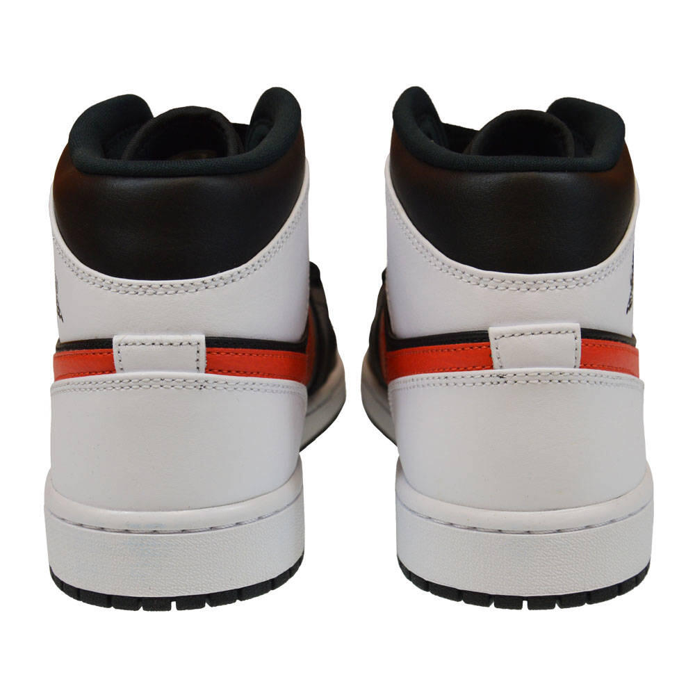 Jordan 1 Mid Black Chile Red White 4/5