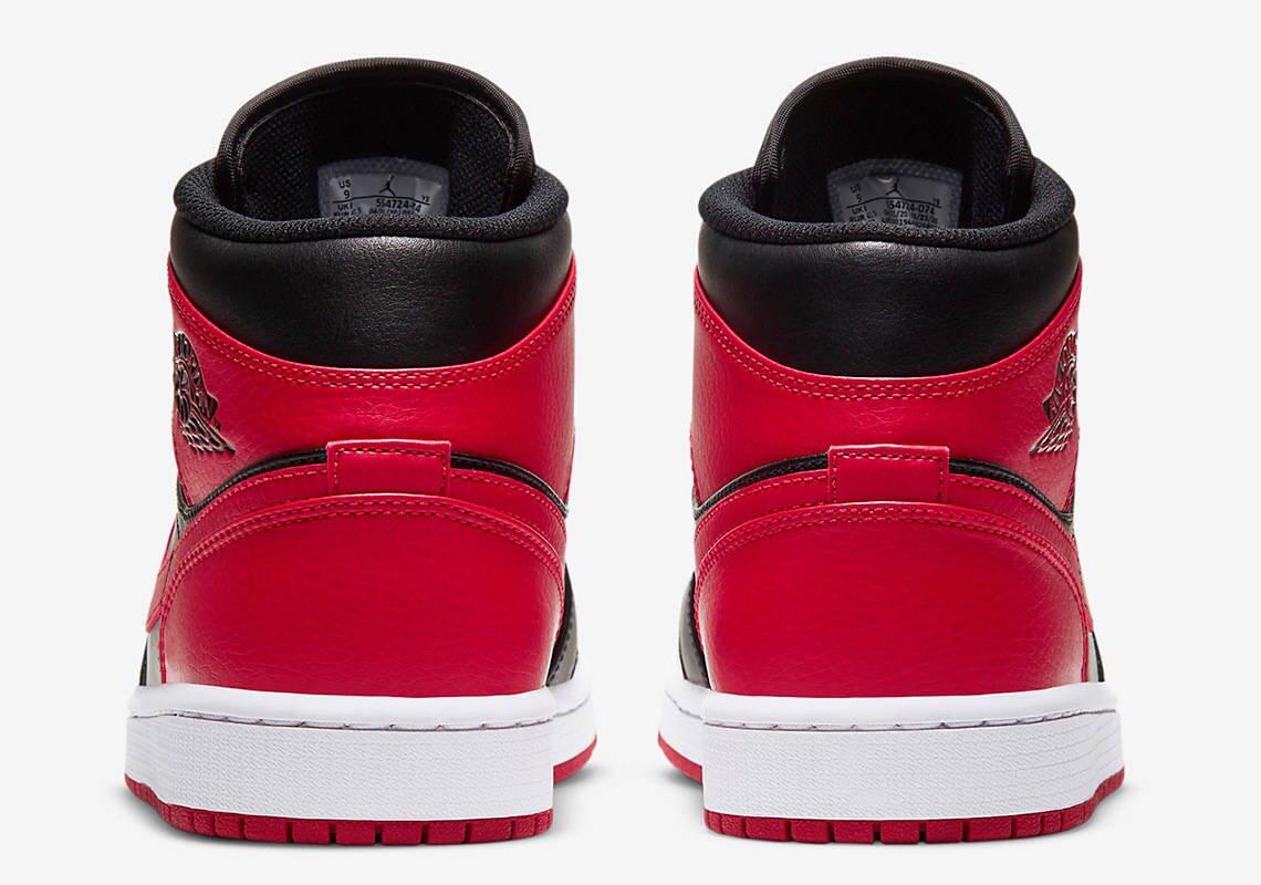 Air Jordan 1 Mid Banned (2020) 4/7