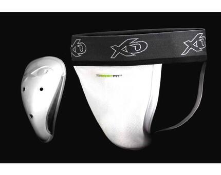 XO Athletic ProCup 2.0 Silver w/Supporter Taille M