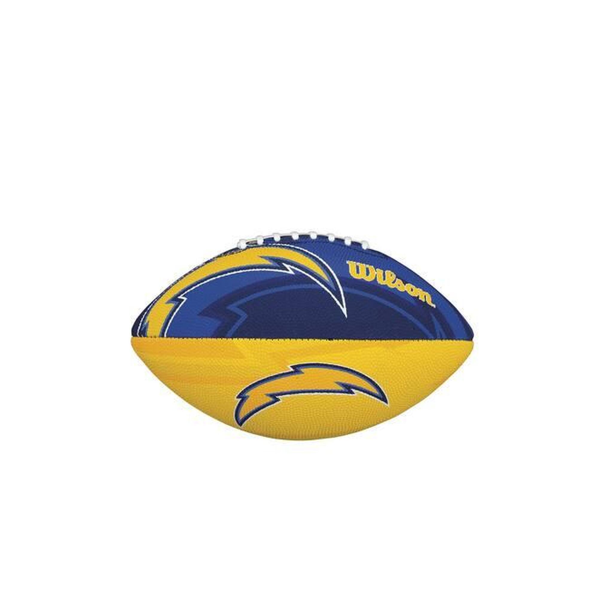 Wilson - Wilson F1534xb Nfl Team Logo Junior Club Chargers - Ballon De Foot Américain - Jaune|multicolore|noir - Taille Unique - Decathlon