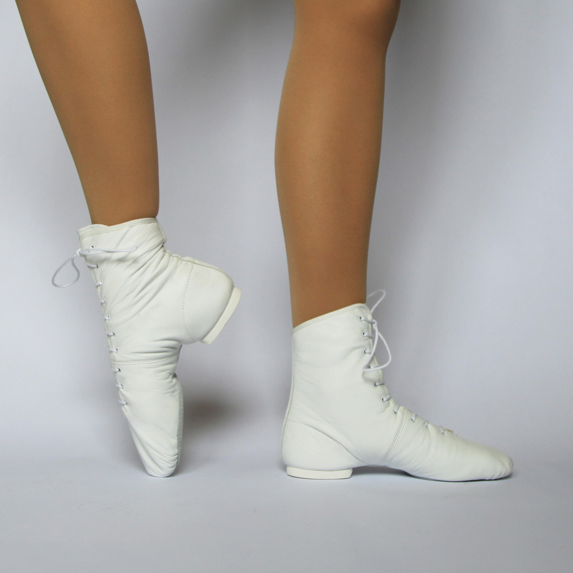GALLA - Bottes danse jazz en cuir vachette 2/3