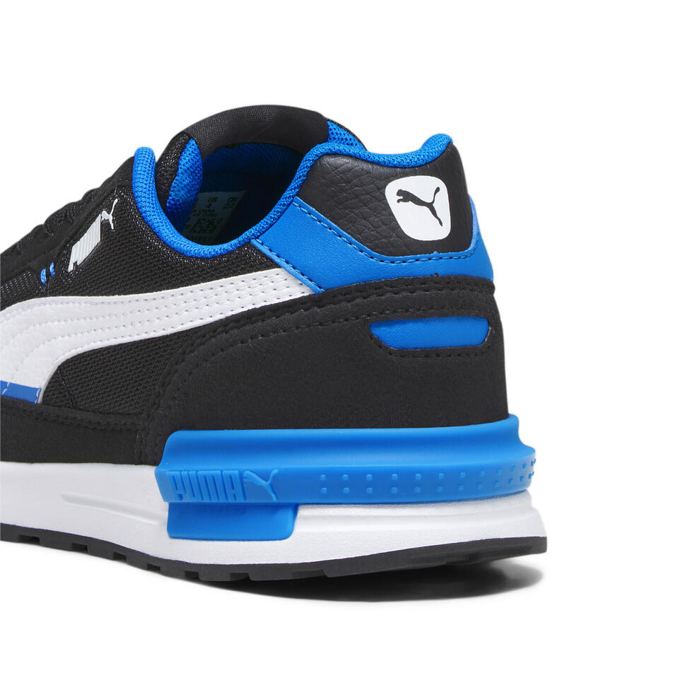 Młodzieżowe buty sportowe Graviton PUMA Black White Racing Blue