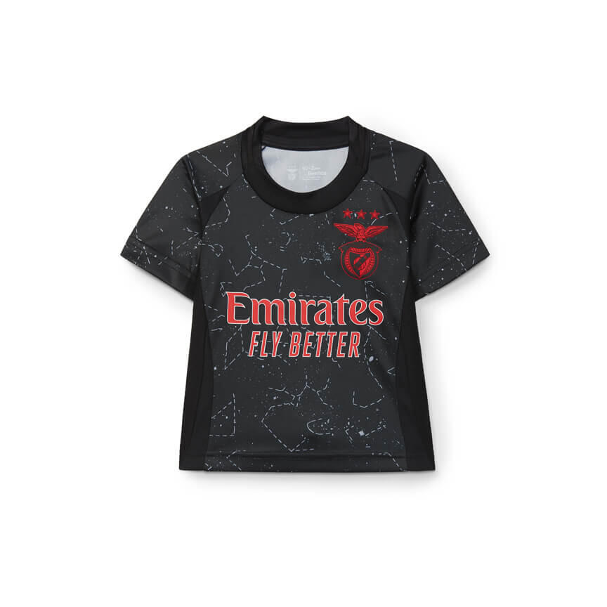Réplica camisola alternativa sl benfica 2024-2025 para bebé