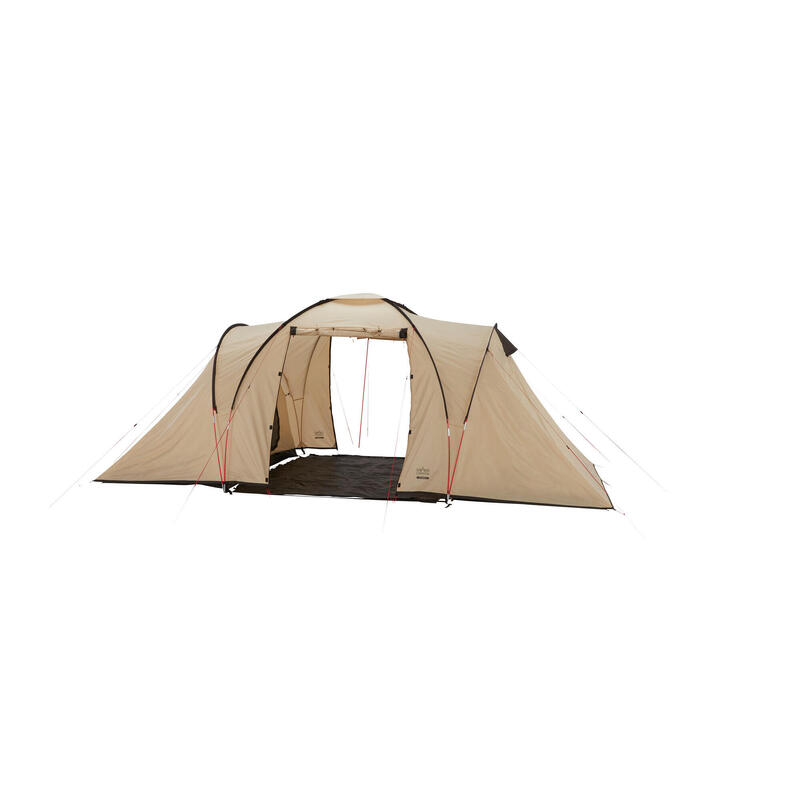 Koepeltent Atlanta 4 persoons tent iglo familie camping vestibule