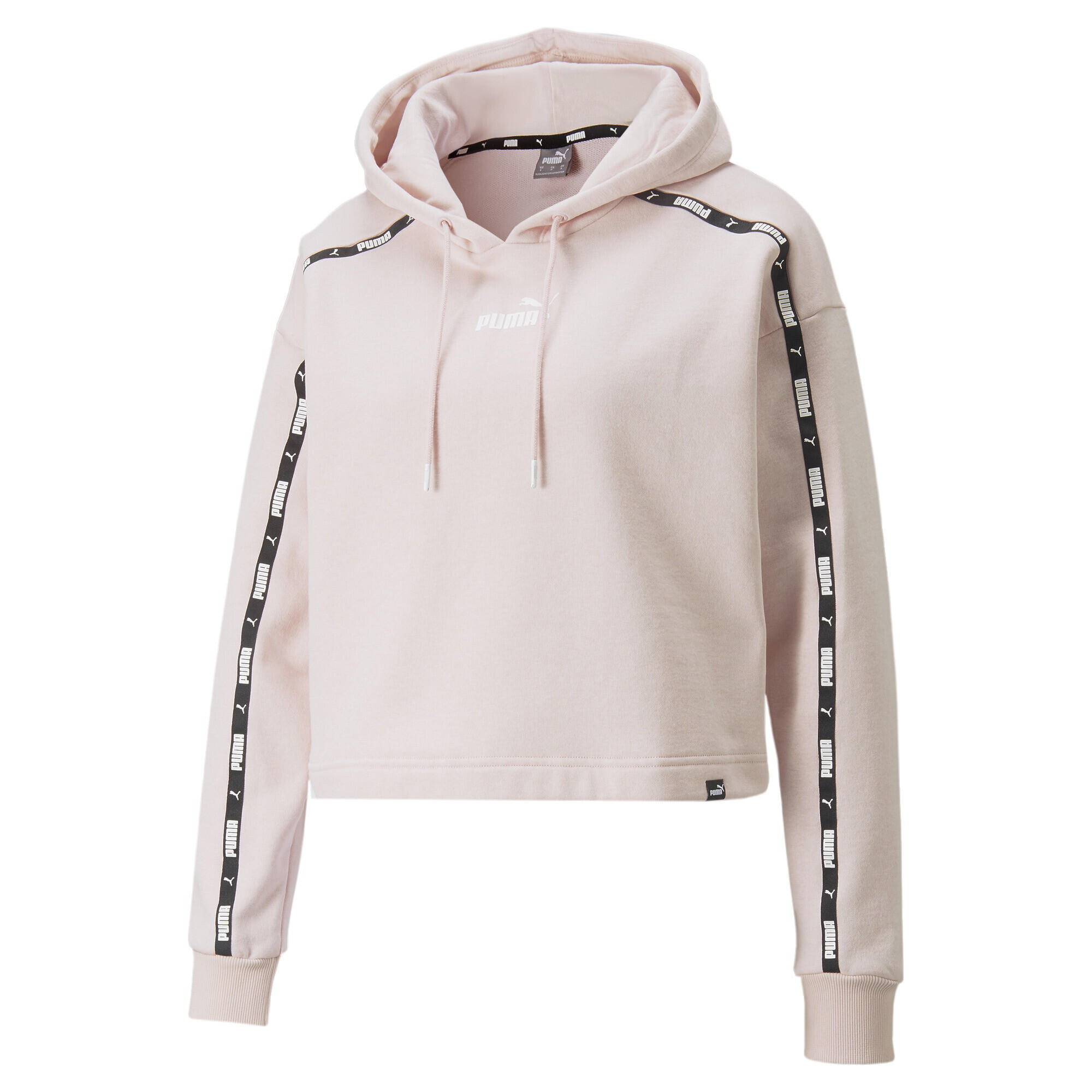 Sudadera con capucha Mujer PUMA Power Cropped Rosa claro 1/5
