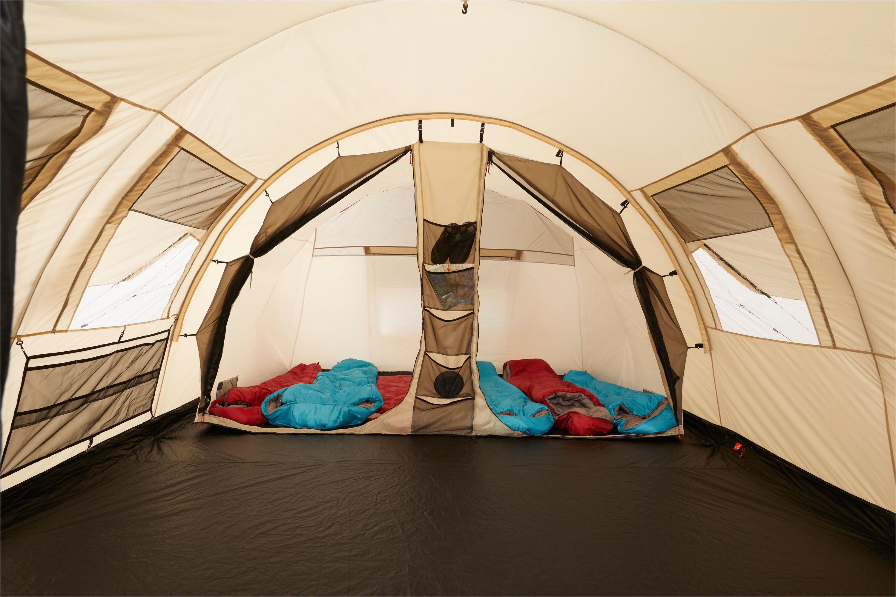 Tente tunnel Helena 6 personnes de groupe familiale Camping Vorraum 7/7