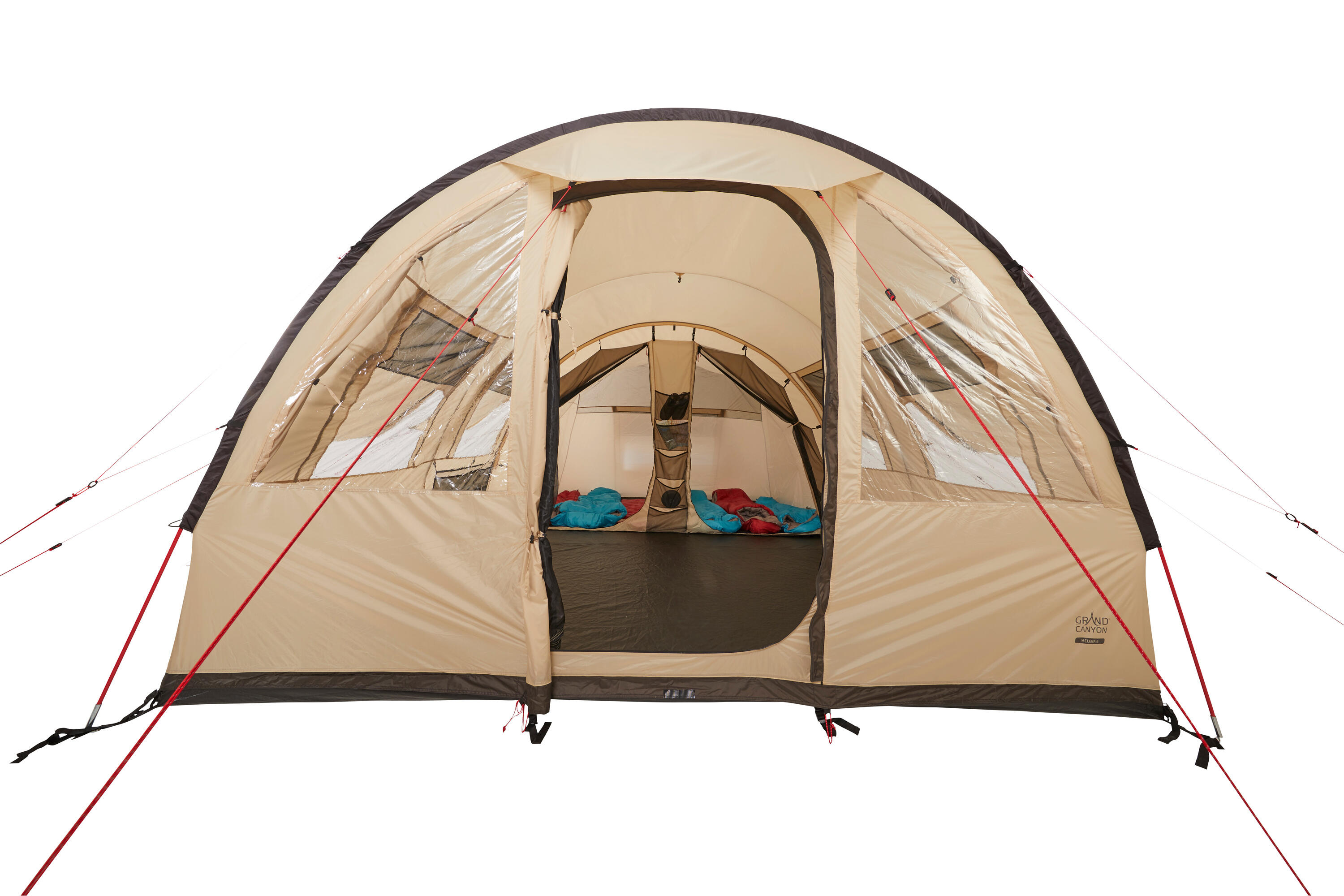 Tente tunnel Helena 6 personnes de groupe familiale Camping Vorraum 6/7