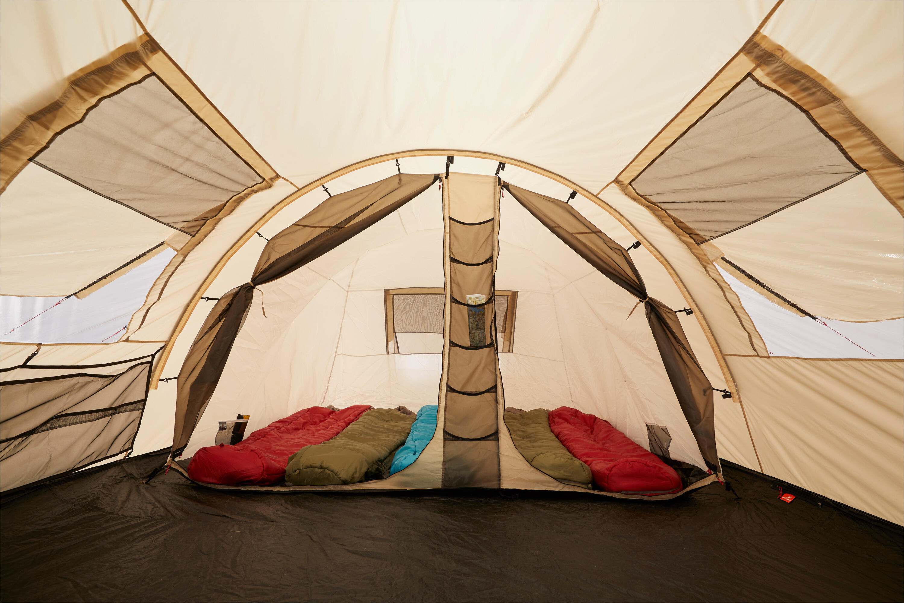 Tente tunnel Helena 5 personnes de groupe familiale Camping Vorraum 7/7