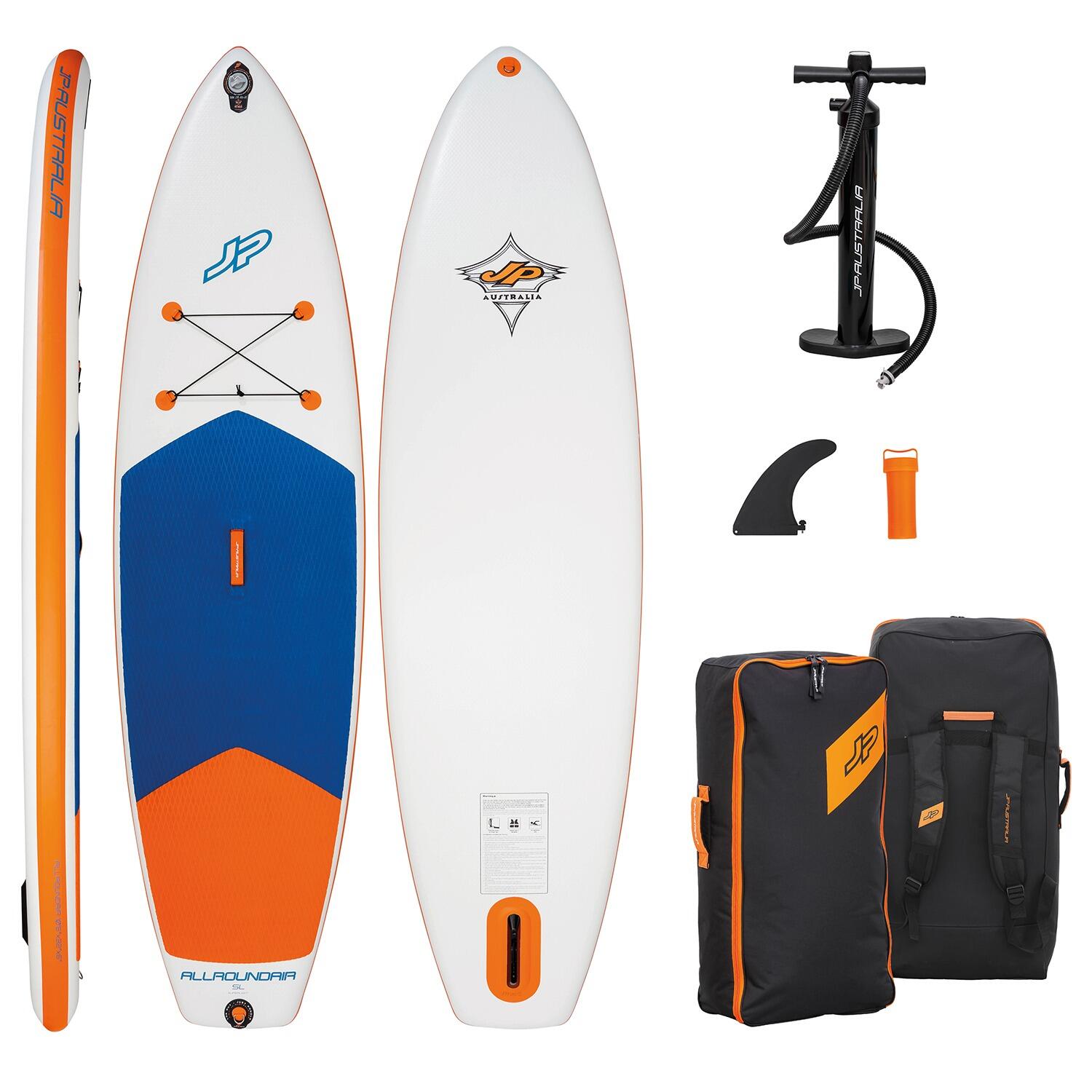 Jp Australia - Jp-australia Sup Board Allroundair - Planche De Stand Up Paddle - Blanc|orange - 320 Cm - Decathlon