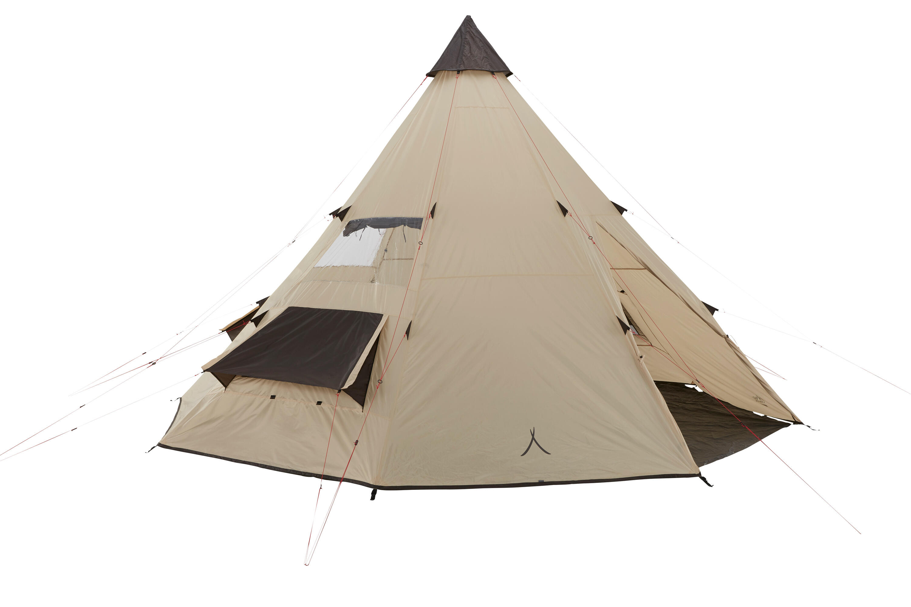 Black Falls 8 Persone Tenda Tepee per gruppi familiari Tipi 7/7