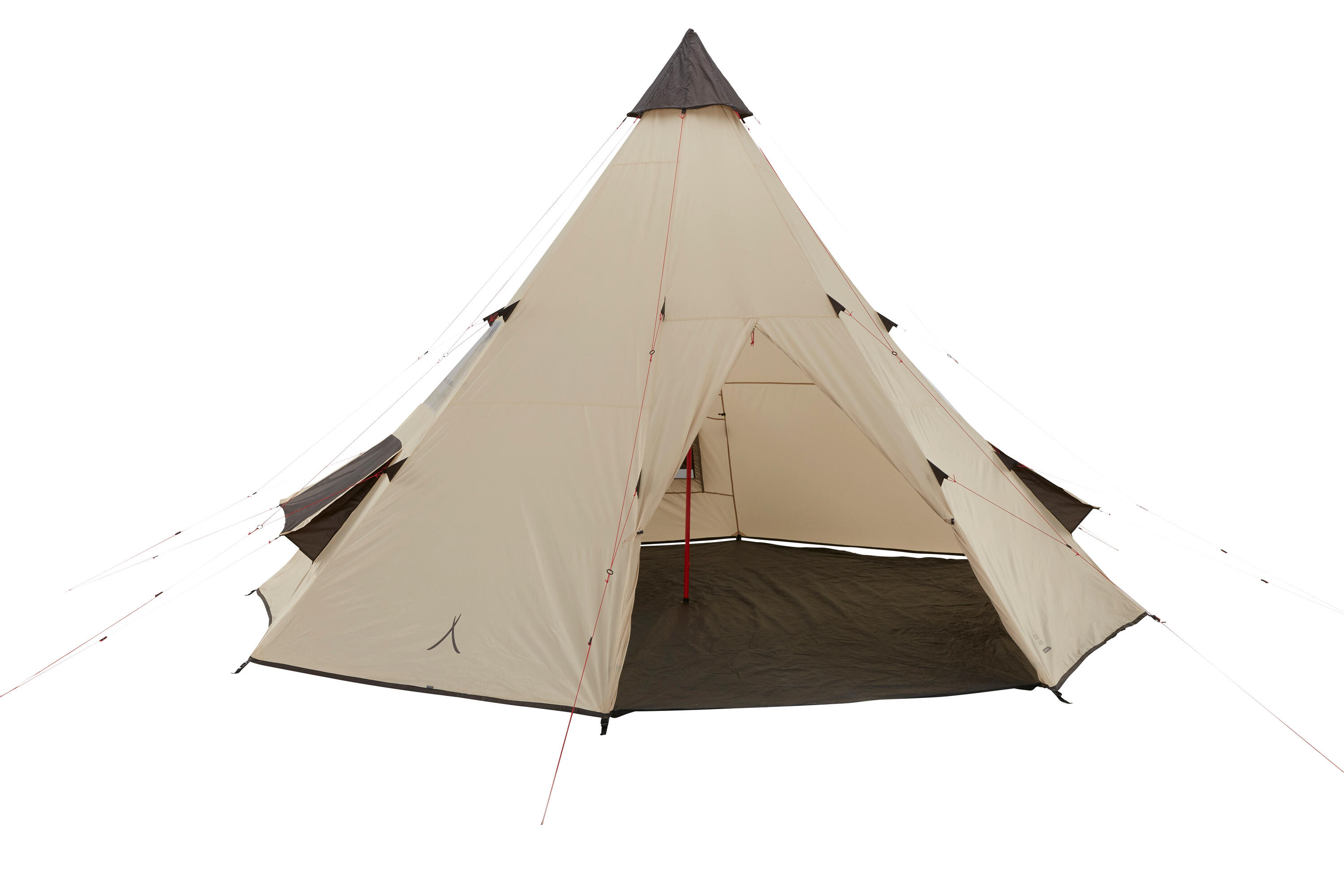 Black Falls 8 Personnes Tepee Tente Familiale Groupe Tipi 6/7