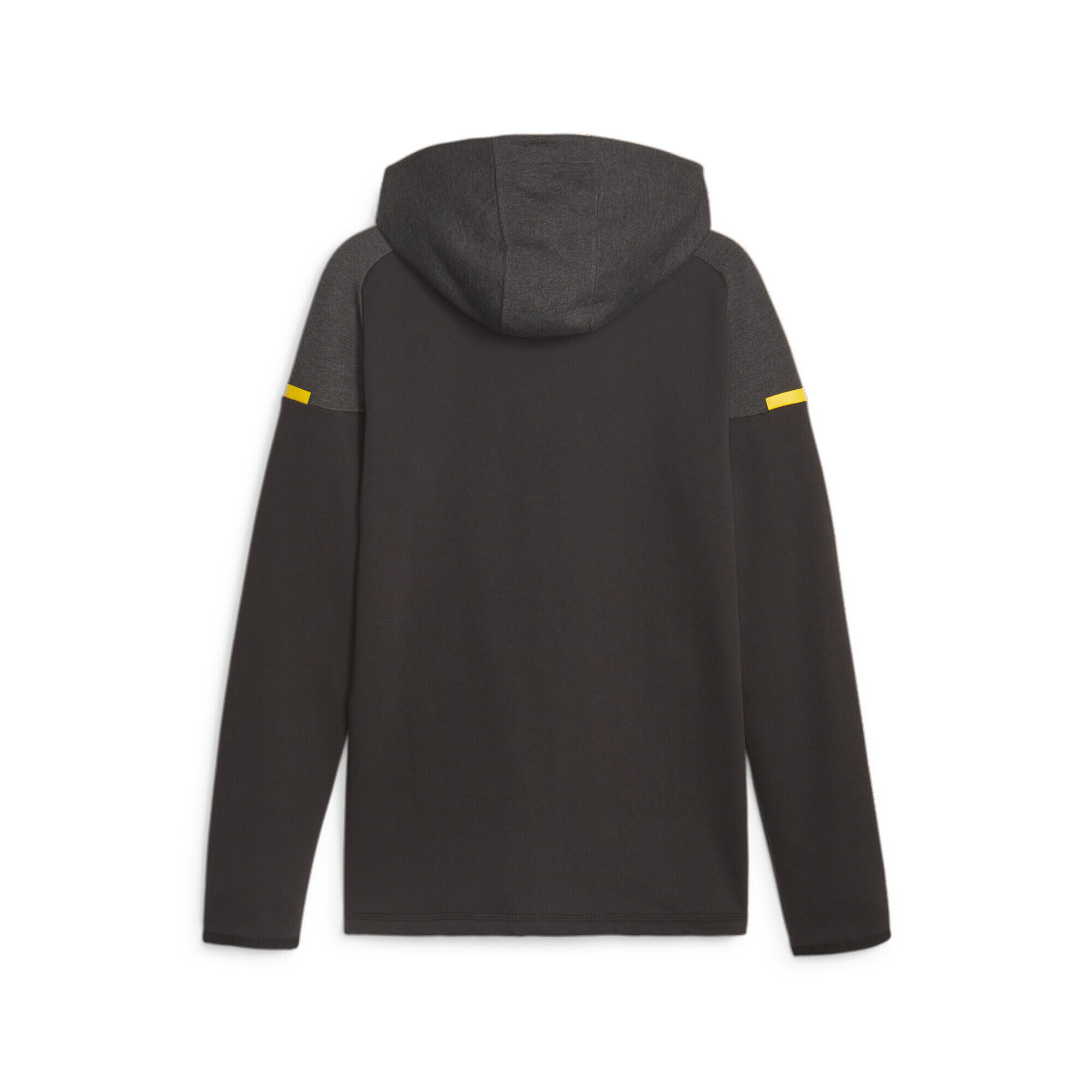 Chaqueta de fútbol Borussia Dortmund Casuals con capucha PUMA Black Cyber Yellow 6/6