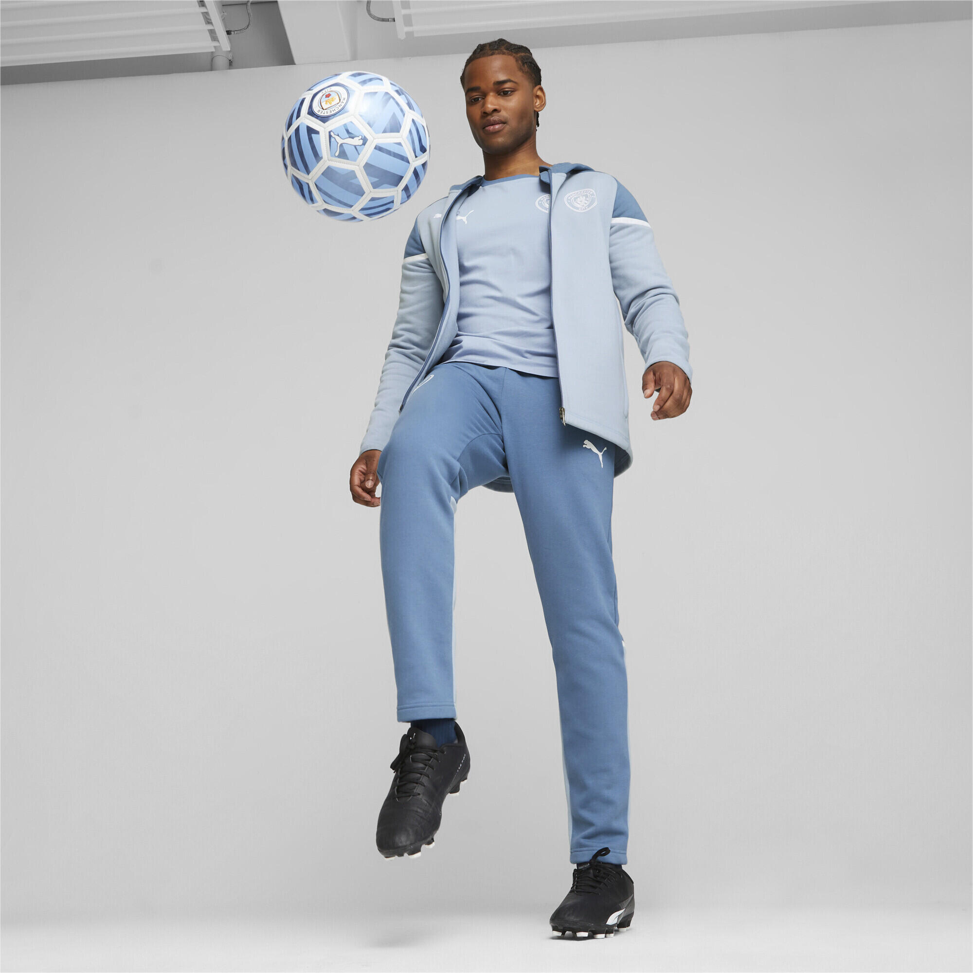 Veste à capuche Casuals Manchester City PUMA Blue Wash Deep Dive 3/6