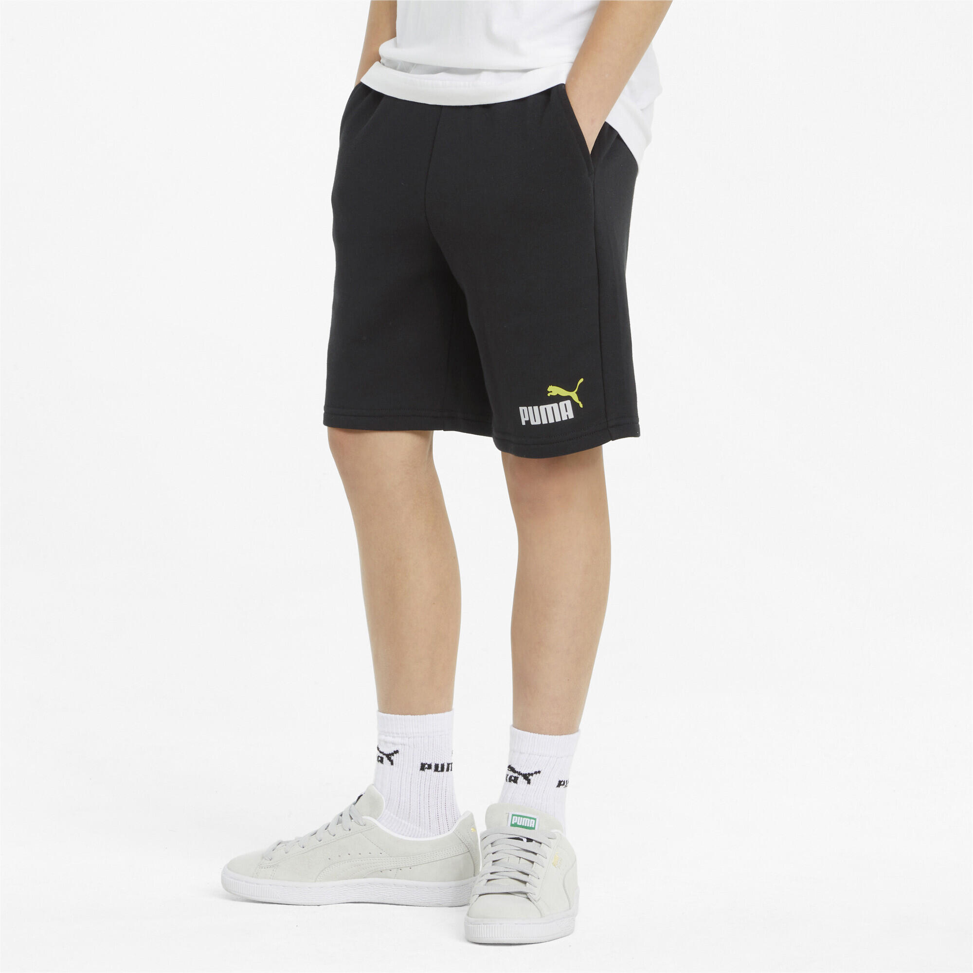 Essentials+ Two-Tone Jugend Shorts PUMA 2/6