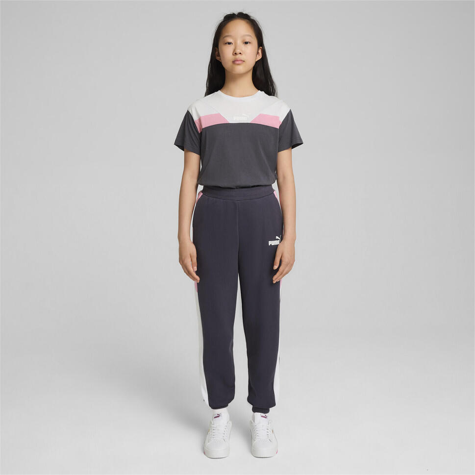 Młodzieżowe spodnie dresowe PUMA POWER PUMA Galactic Gray