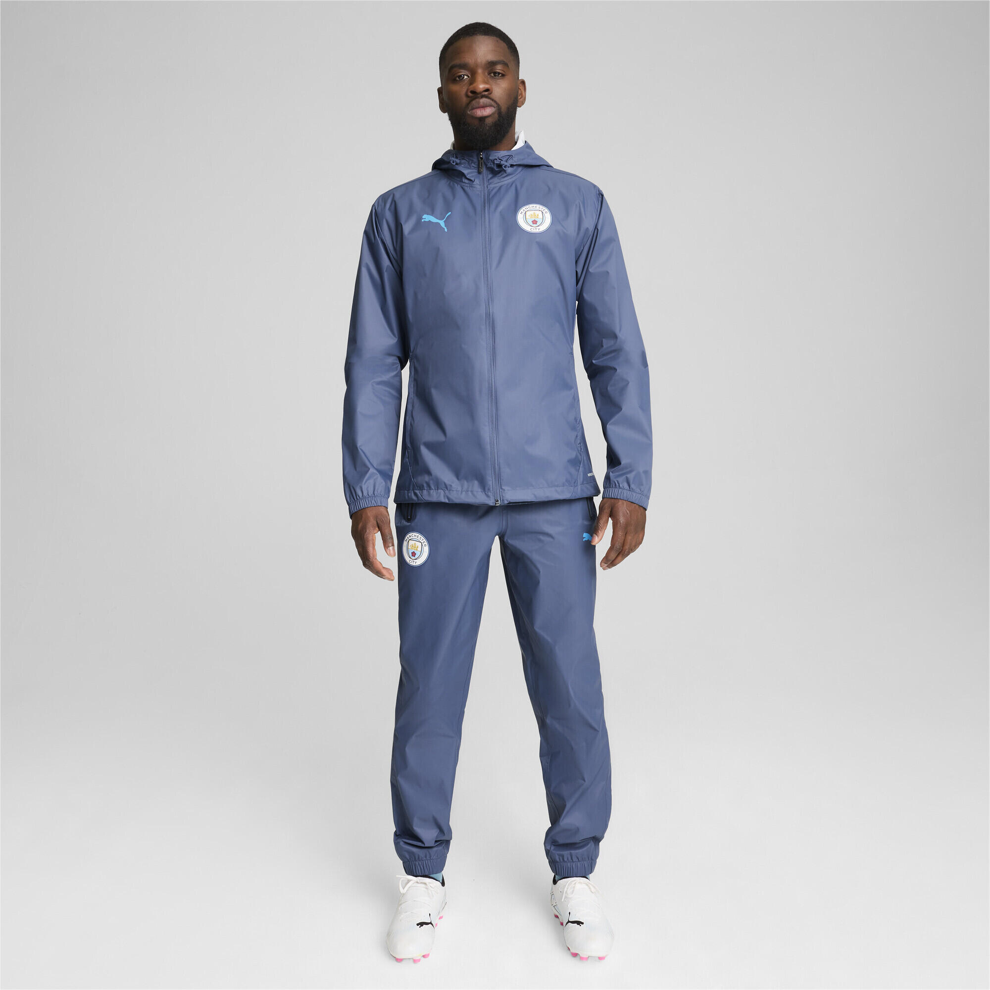 Veste d'entraînement tout temps Manchester City Homme PUMA Inky Blue Magic 4/7