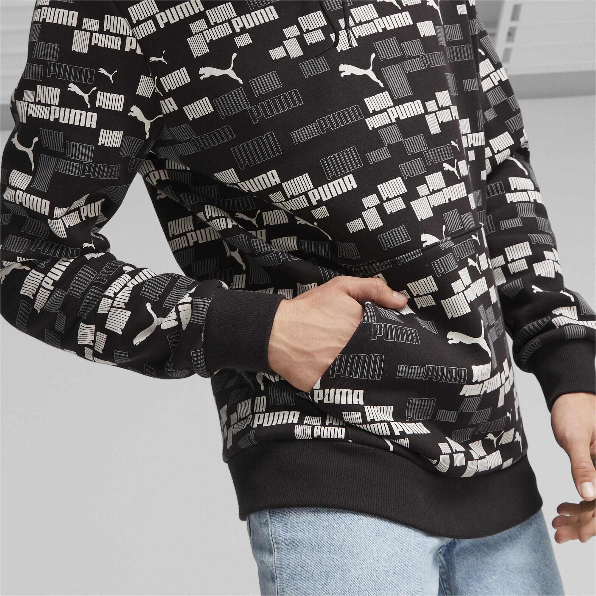 Hoodie LOGO LAB ESS+ Homme PUMA Black 5/6