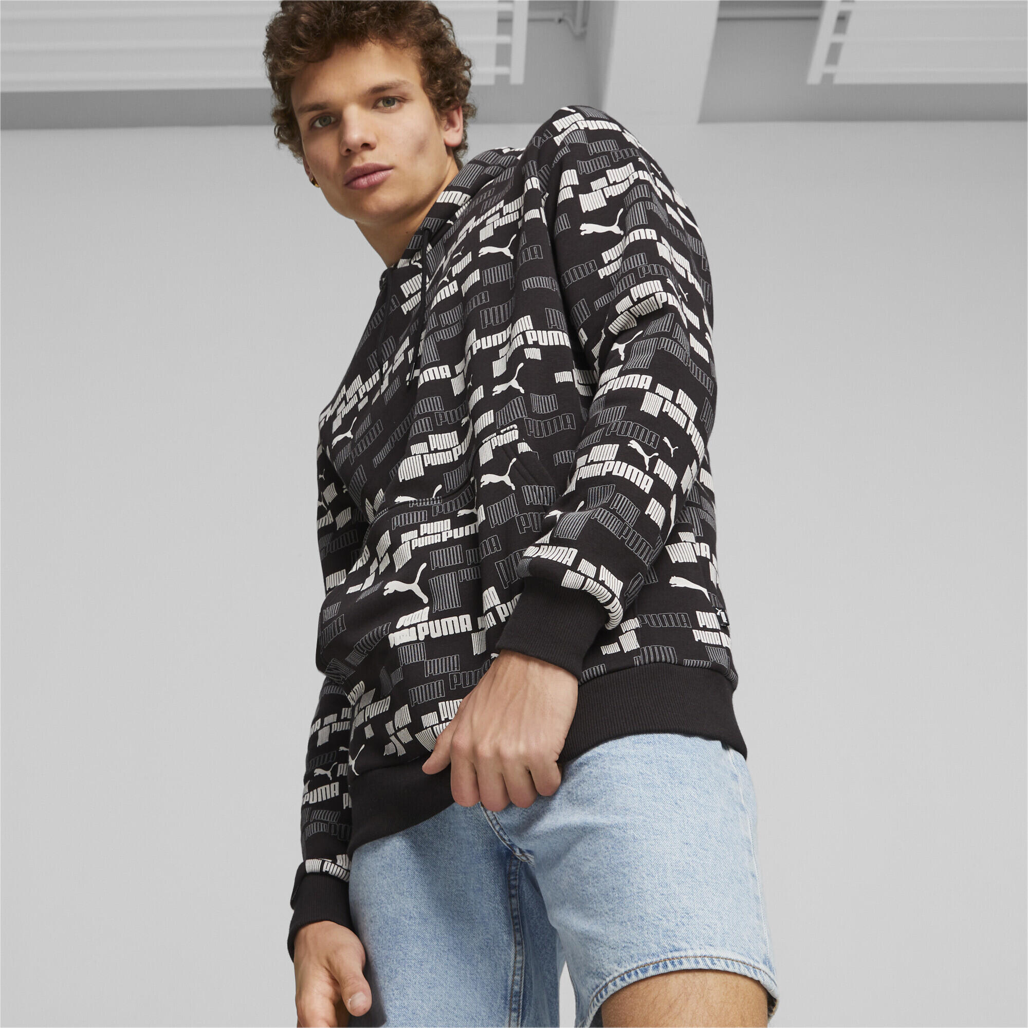 Hoodie LOGO LAB ESS+ Homme PUMA Black 2/6