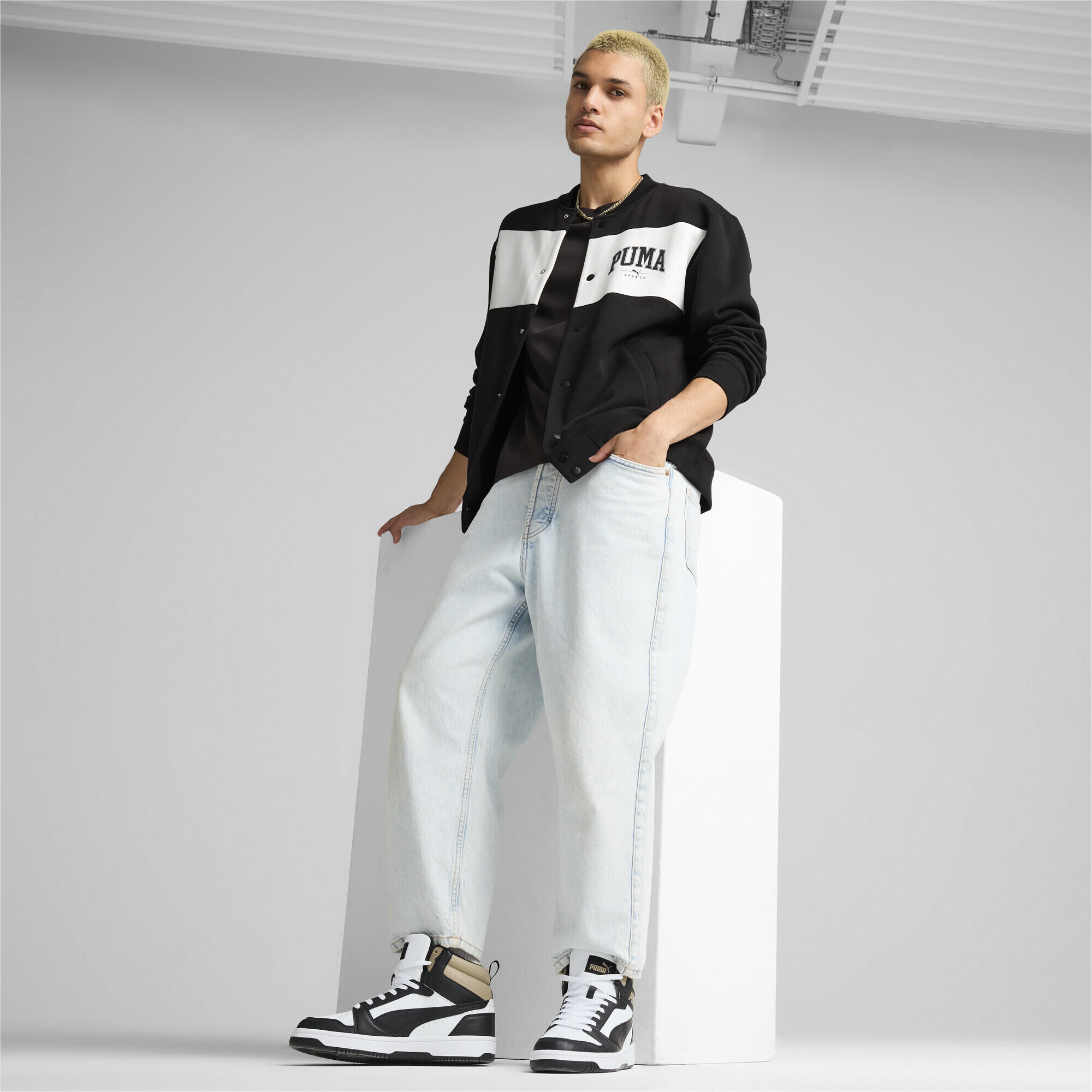Veste bomber PUMA SQUAD Homme PUMA Black 5/7