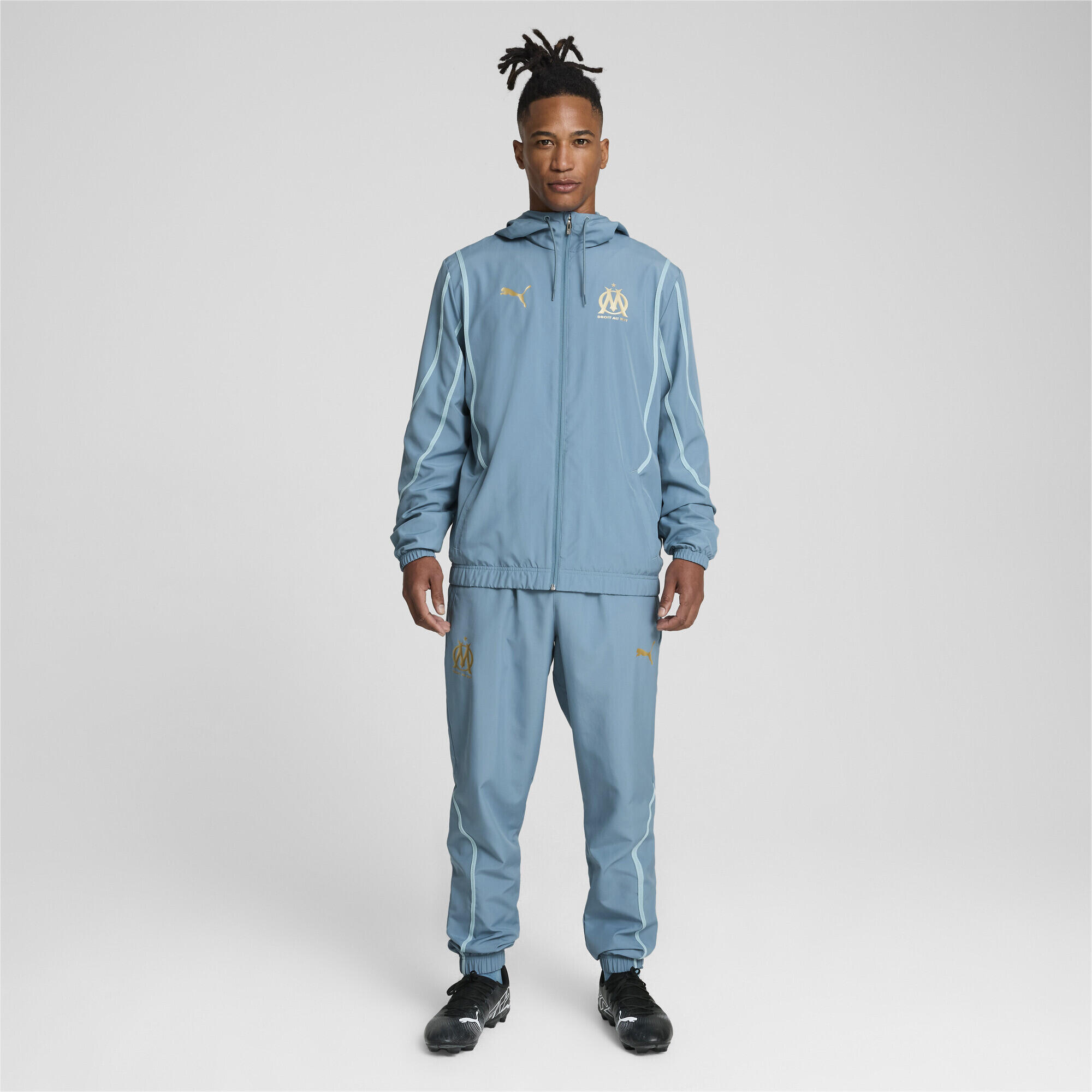 Giacca in tessuto pre-partita Olympique de Marseille da uomo PUMA 2/7