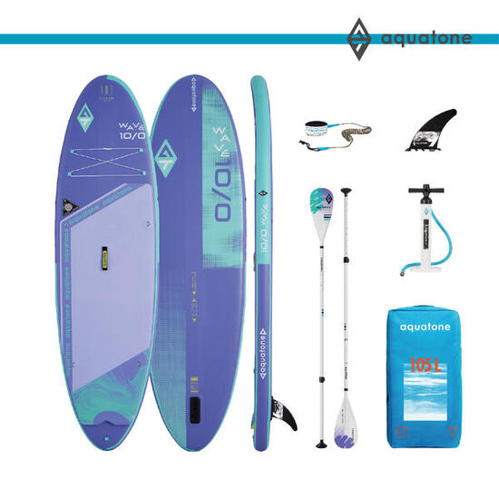 Pompowana deska sup do pływania Aquatone Wave 10.0 Allround zestaw