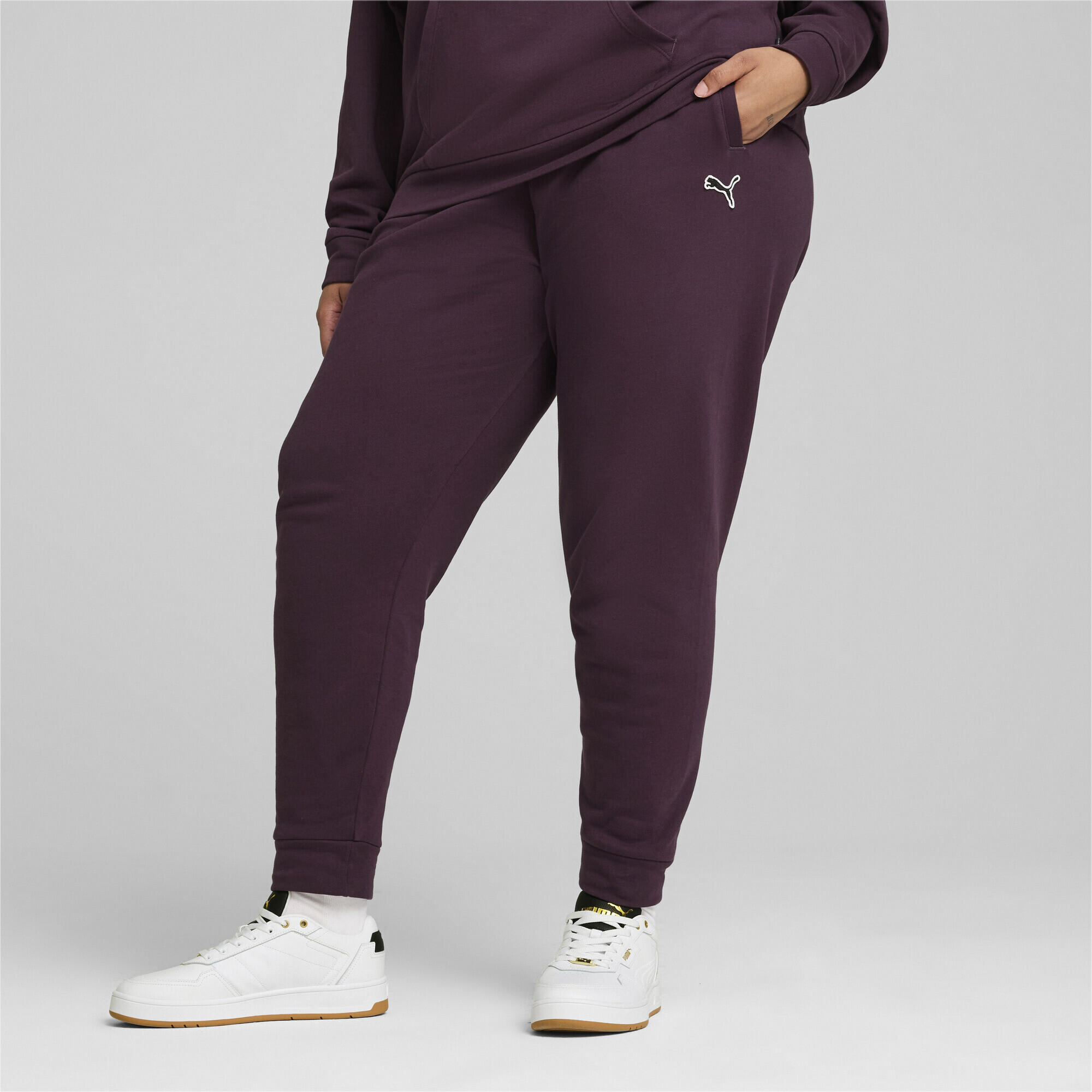 Pantalones de chándal Better Essentials Mujer PUMA Midnight Plum Purple 5/7