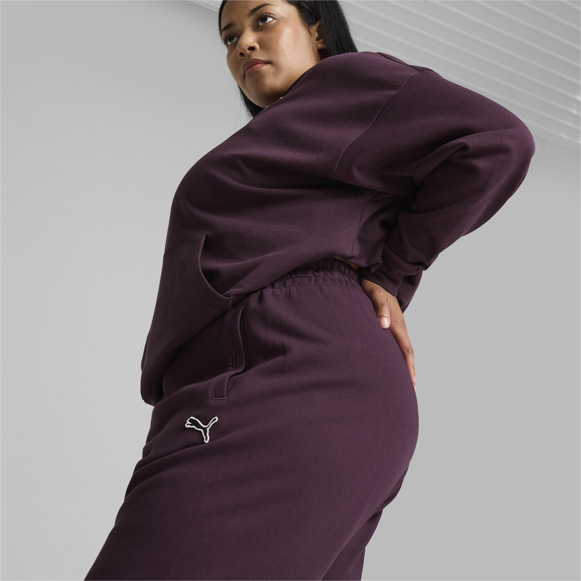Pantalones de chándal Better Essentials Mujer PUMA Midnight Plum Purple 4/7