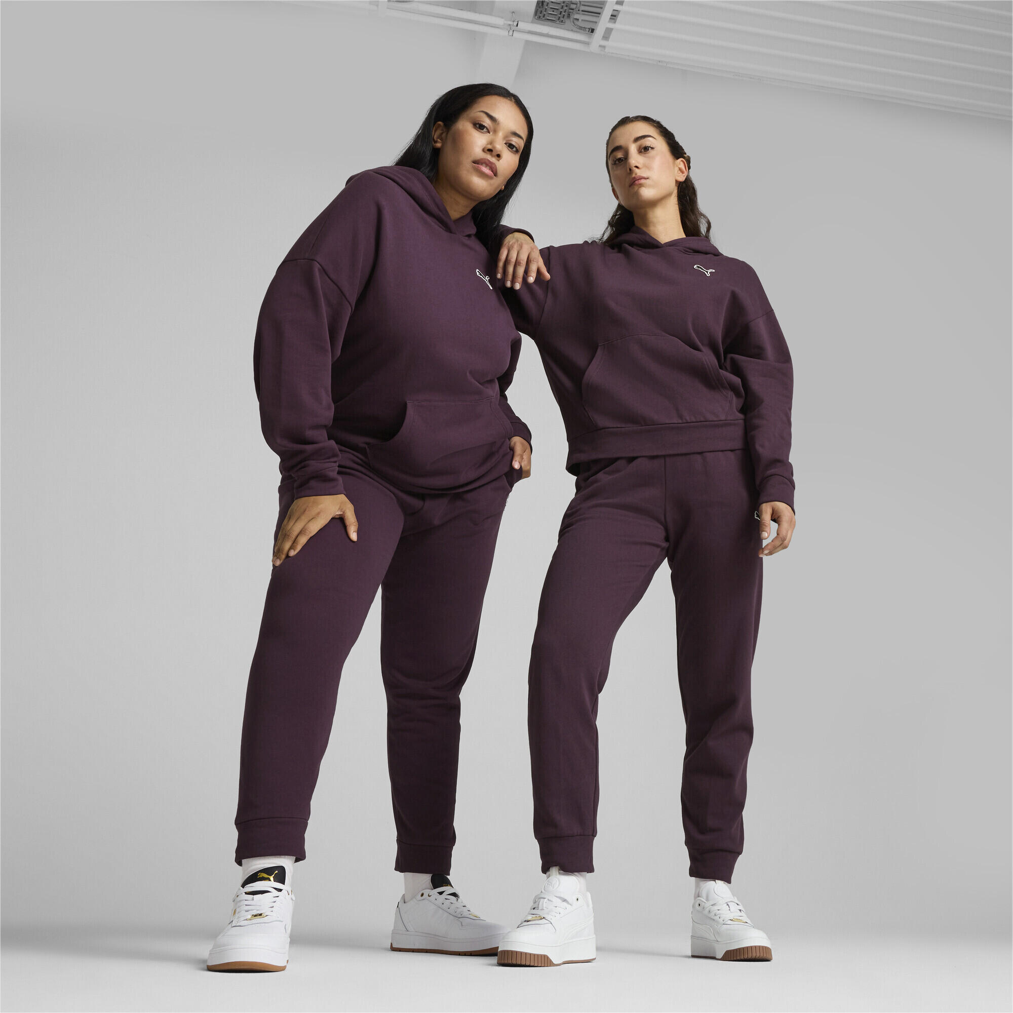 Pantalones de chándal Better Essentials Mujer PUMA Midnight Plum Purple 3/7