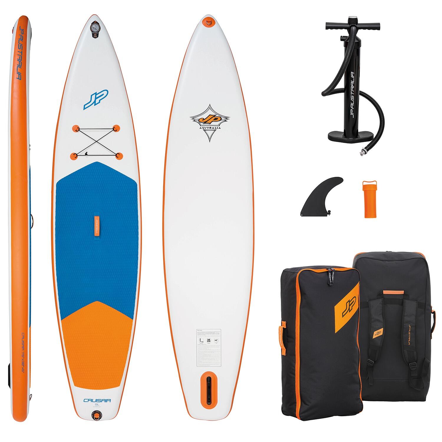 Jp Australia - Jp-australie Planche De Sup Cruisair Sl - Set De Stand Up Paddle - Blanc|bleu|orange - Decathlon