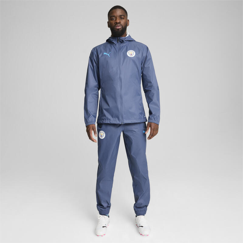 Veste d'entraînement tout temps Manchester City Homme PUMA Inky Blue Magic