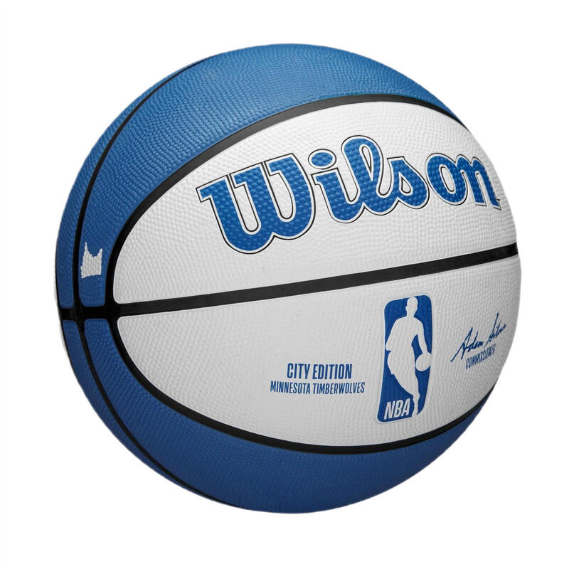 Piłka do koszykówki Wilson NBA Minnesota Timberwolves City - WZ4024218XB