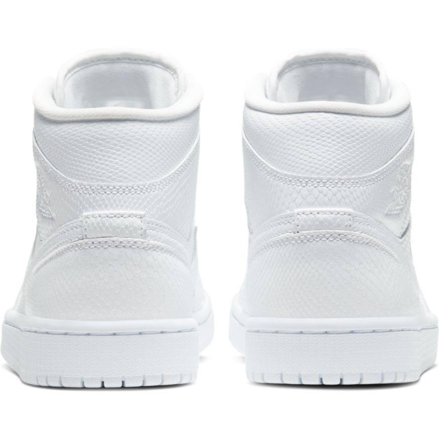 Air Jordan 1 Mid White Snakeskin (W) 4/7