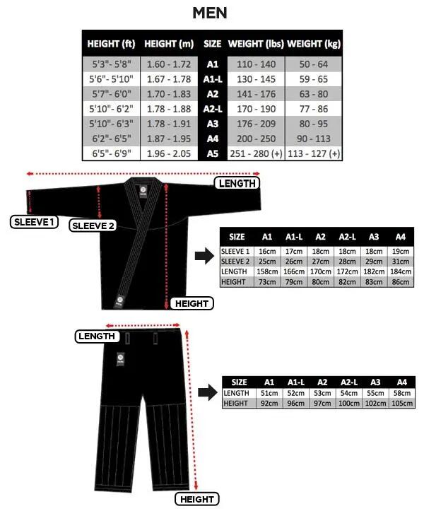 Atama Classic férfi BJJ kimonó 7/7