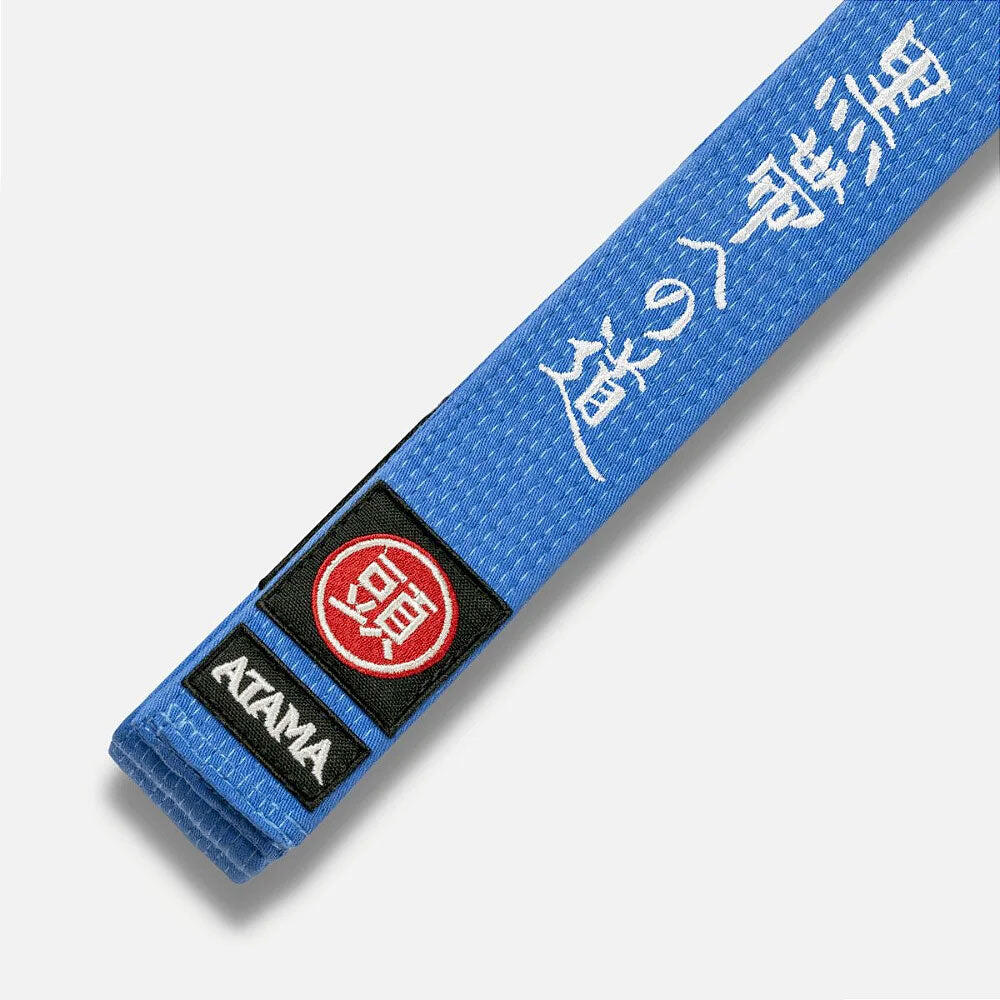 Faixa Atama De Jjb Premium Azul 3/4