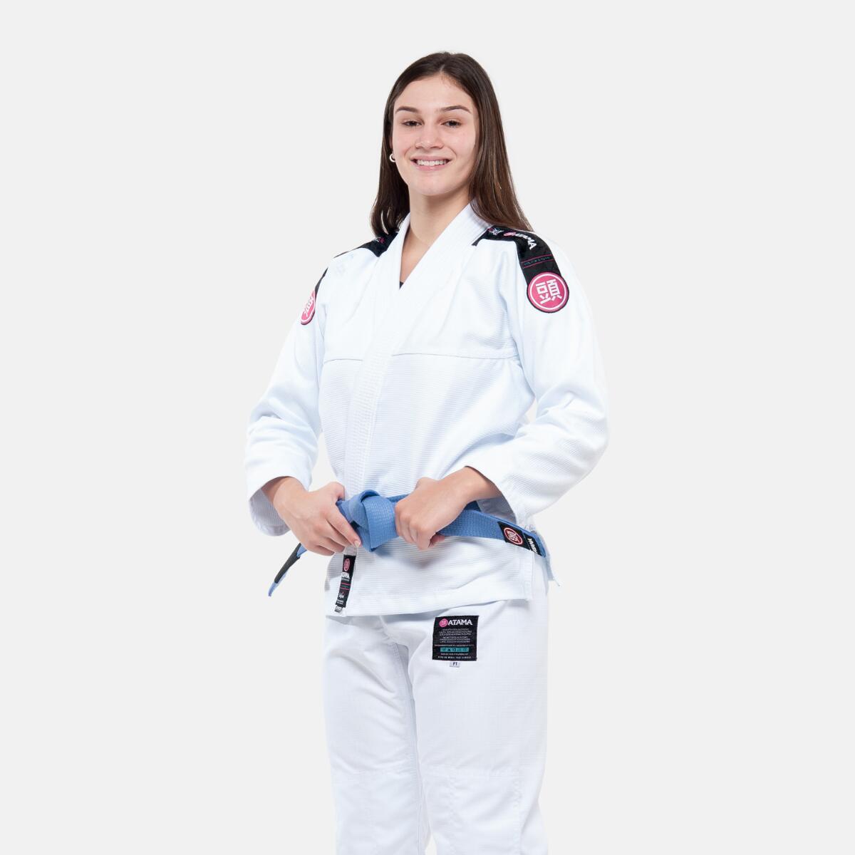 Kimono De Jjb Atama Ultra Light Mulher Branco 3/7