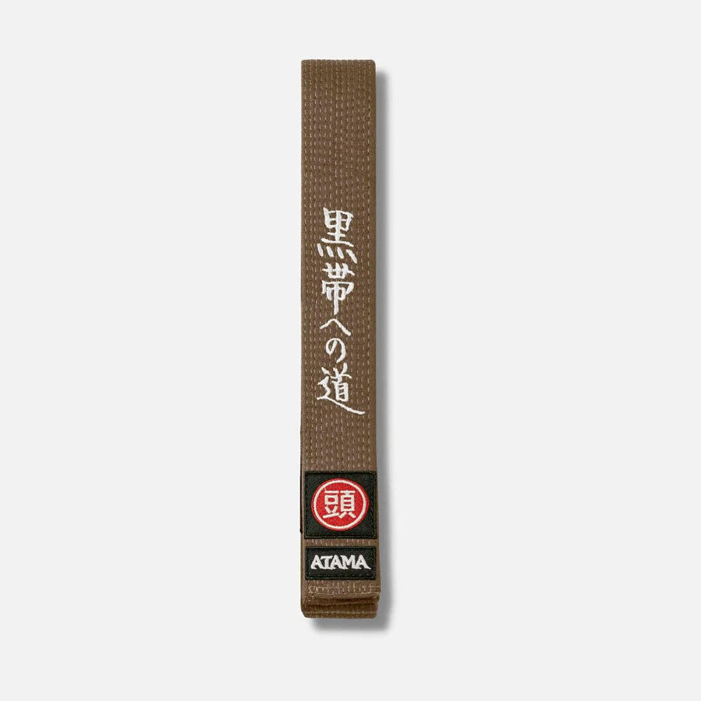 Faixa Atama De Jjb Premium Marrom 4/4