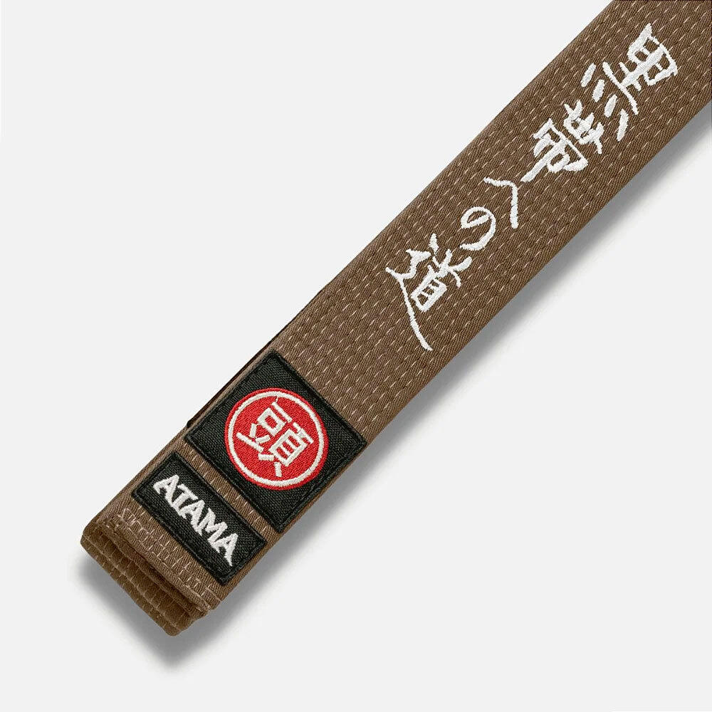 Faixa Atama De Jjb Premium Marrom 3/4