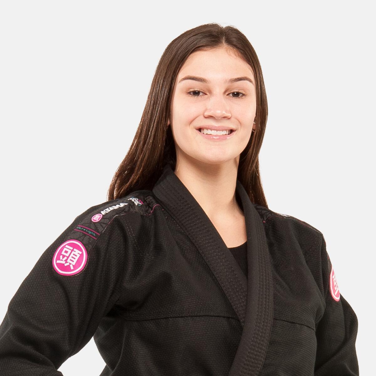 Kimono De Jjb Atama Ultra Light Mulher Preto 5/7